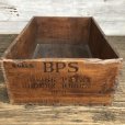 画像5: Vtg Antique BPS PAINTS Dovetail Wooden Crate Box (S822)