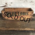 Vintage Wooden Box BLUE LABEL (S823)