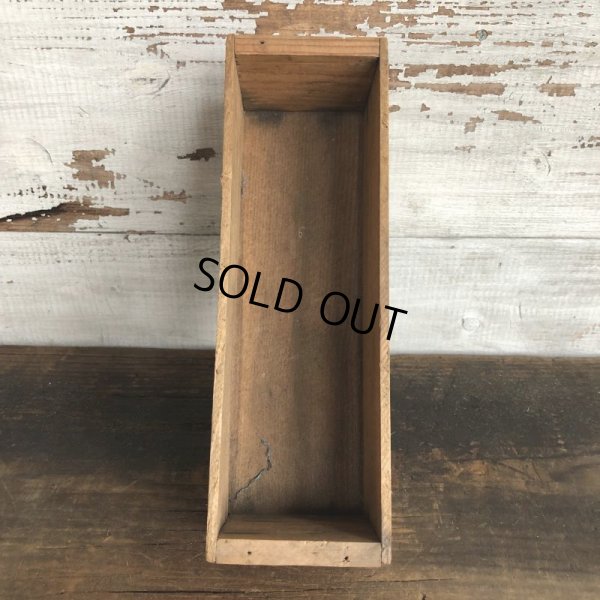 画像6: Vintage Wooden Box KRAFT BRIK (S827)