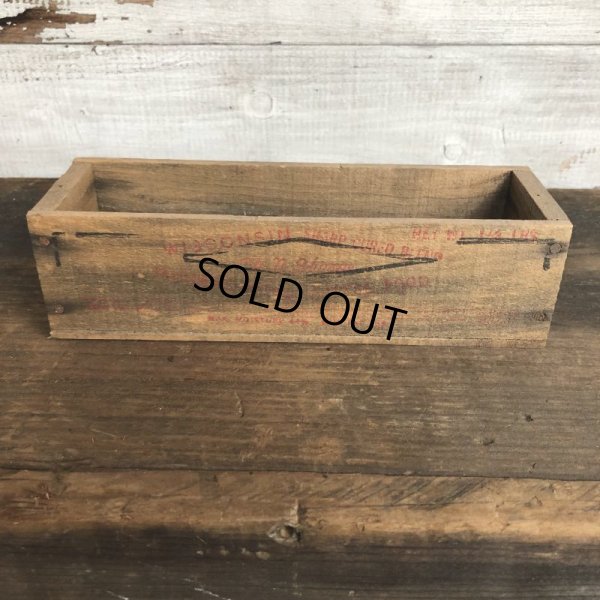 画像4: Vintage Wooden Box WISCONSIN (S826)