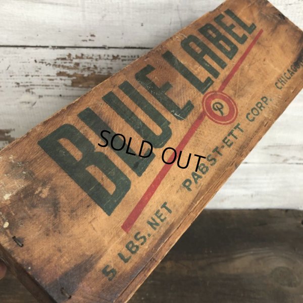 画像9: Vintage Wooden Box BLUE LABEL (S823)