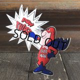 70s Vintage Budweiser Bud Man Sticker Decal (S862）