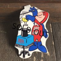 70s Vintage Budweiser Bud Man Mighty Malt Sticker Decal (S860）