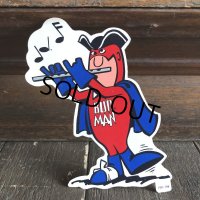 70s Vintage Budweiser Bud Man Mighty Malt Sticker Decal (S851）
