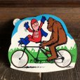 画像1: 70s Vintage Budweiser Bud Man Mighty Malt Sticker Decal (S838） (1)