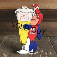 70s Vintage Budweiser Bud Man Sticker Decal (S863）
