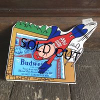 70s Vintage Budweiser Bud Man Mighty Malt Sticker Decal (S856）