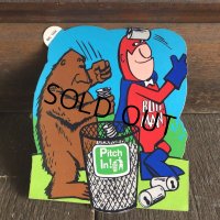 70s Vintage Budweiser Bud Man Mighty Malt Sticker Decal (S839）