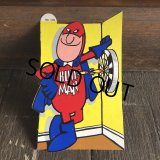 70s Vintage Budweiser Bud Man Mighty Malt Sticker Decal (S858）
