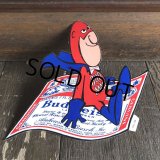 70s Vintage Budweiser Bud Man Mighty Malt Sticker Decal (S836）