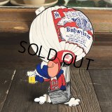 70s Vintage Budweiser Bud Man Mighty Malt Sticker Decal (S846）