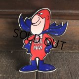 70s Vintage Budweiser Bud Man Mighty Malt Sticker Decal (S833）