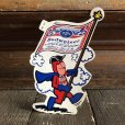 画像1: 70s Vintage Budweiser Bud Man Mighty Malt Sticker Decal (S853） (1)