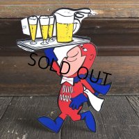 70s Vintage Budweiser Bud Man Mighty Malt Sticker Decal (S831）