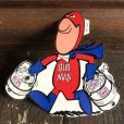 画像1: 70s Vintage Budweiser Bud Man Mighty Malt Sticker Decal (S842） (1)