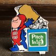 画像1: 70s Vintage Budweiser Bud Man Mighty Malt Sticker Decal (S859） (1)