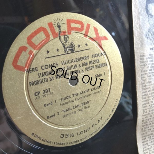 画像3: Vintage LP HERE COMES HUCKLEBERRY HOUND (S893) 