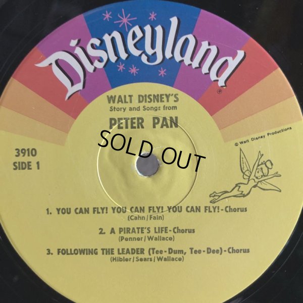 画像4: Vintage LP Disney PETTER PAN (S876) 