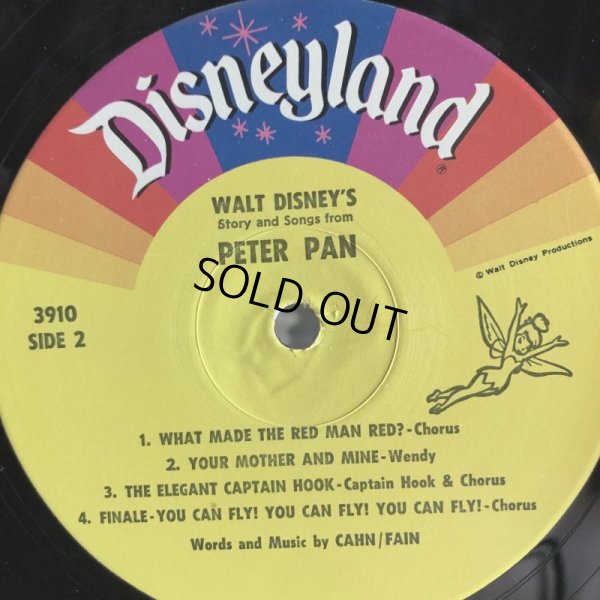 画像3: Vintage LP Disney PETTER PAN (S876) 