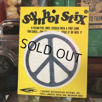 70s Vintage Symbol Stix Sticker With Post Card (S891)