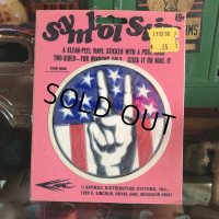 70s Vintage Symbol Stix Sticker With Post Card (S894)