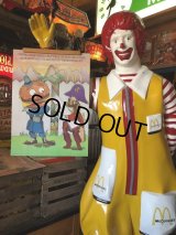 70s Vintage McDonalds Poster Sign Captain Crook & Officer Big Mac (S906) 
