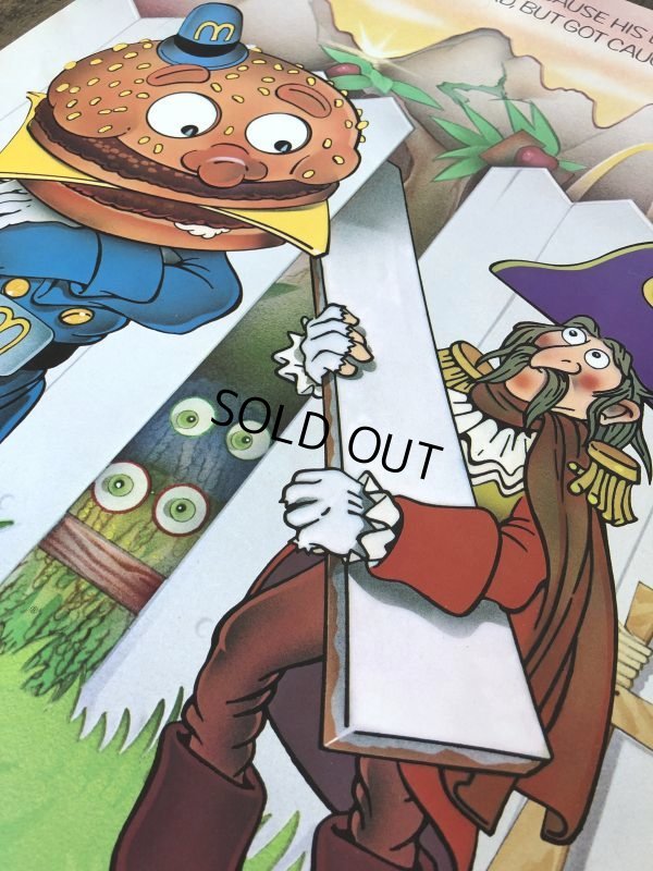 画像5: 70s Vintage McDonalds Poster Sign Captain Crook & Officer Big Mac (S906) 