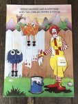 画像2: 70s Vintage McDonalds Poster Sign Ronald McDonald & Fry Kids (S903)  (2)