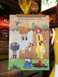画像1: 70s Vintage McDonalds Poster Sign Ronald McDonald & Fry Kids (S903)  (1)