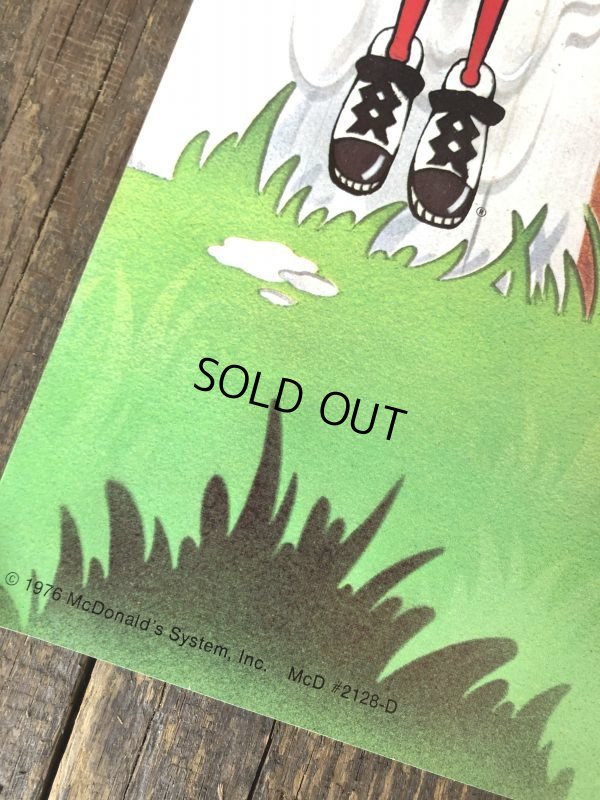 画像3: 70s Vintage McDonalds Poster Sign Ronald McDonald & Fry Kids (S903) 