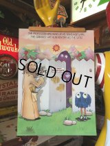 70s Vintage McDonalds Poster Sign Grimace & The Professor (S905) 