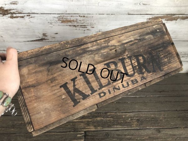 画像10: Vintage KILBURN DINUBA Wooden Crate Box (S909)