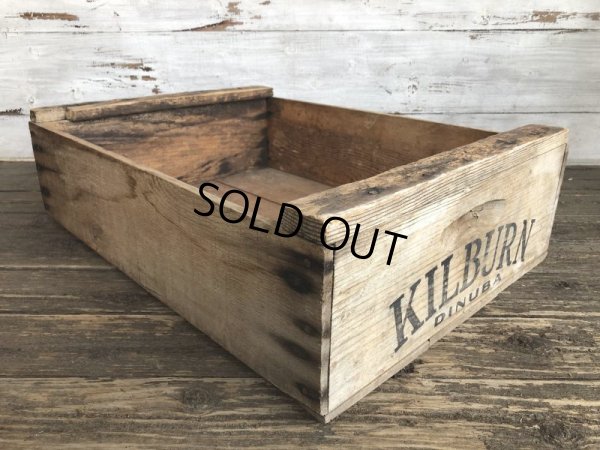 画像5: Vintage KILBURN DINUBA Wooden Crate Box (S909)