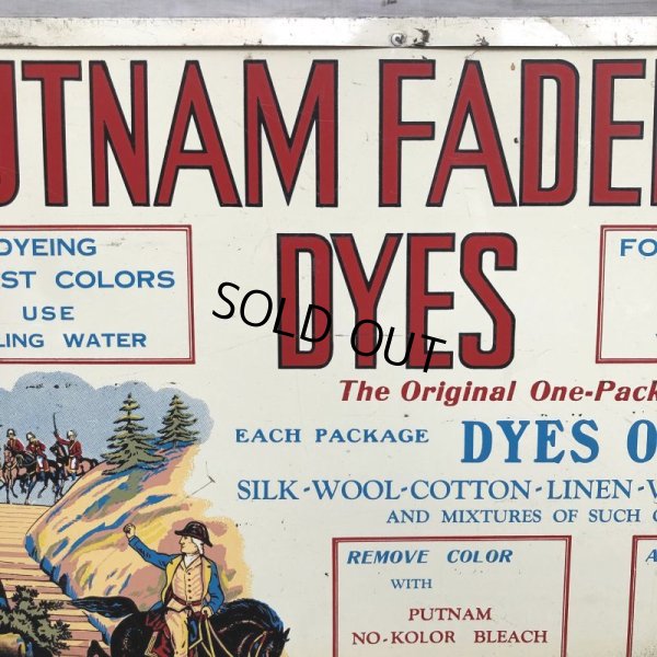 画像10: 40s Vintage Putnam Fadeless Dyes Store Disiplay Cabinet (S912)