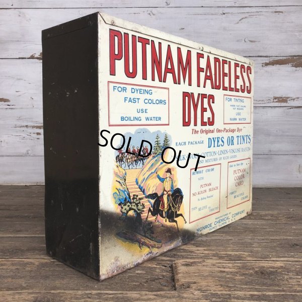 画像2: 40s Vintage Putnam Fadeless Dyes Store Disiplay Cabinet (S912)