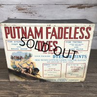 40s Vintage Putnam Fadeless Dyes Store Disiplay Cabinet (S912)