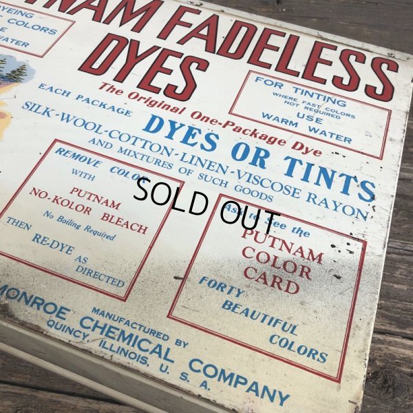 画像8: 40s Vintage Putnam Fadeless Dyes Store Disiplay Cabinet (S912)