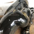 画像10: 50s Mid Century Ceramic Black Panther Deco Big Size Statue (S913)