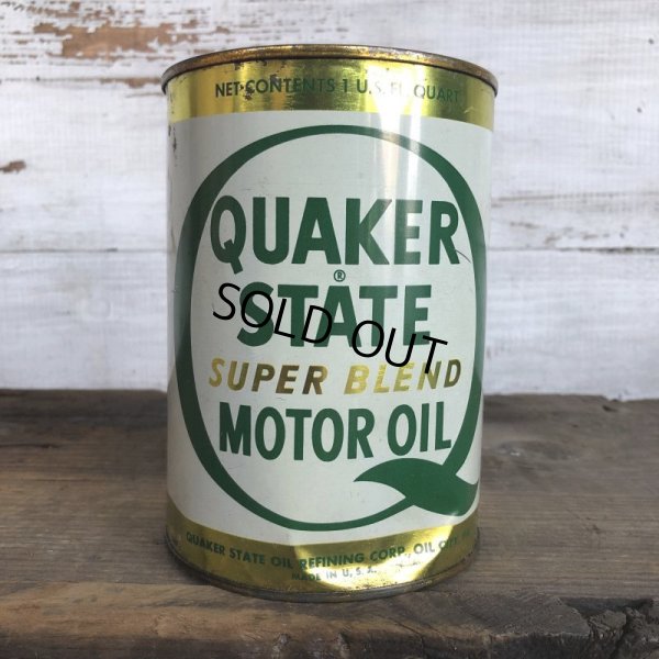 画像1: Vintage QUAKER STATE Quart Oil can (S928) 
