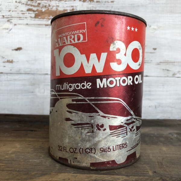 画像1: Vintage MONTGOMERY WARD Quart Oil can (S931) 