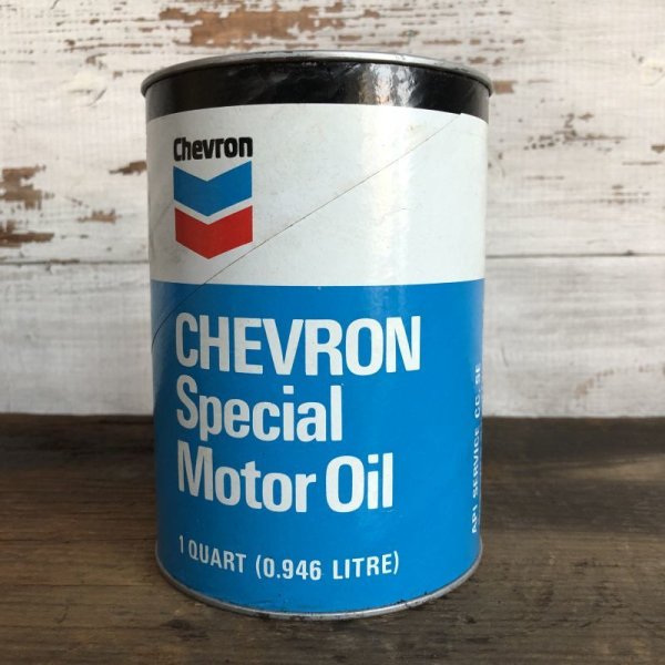 画像3: Vintage CHEVRON Quart Oil can (S954) 
