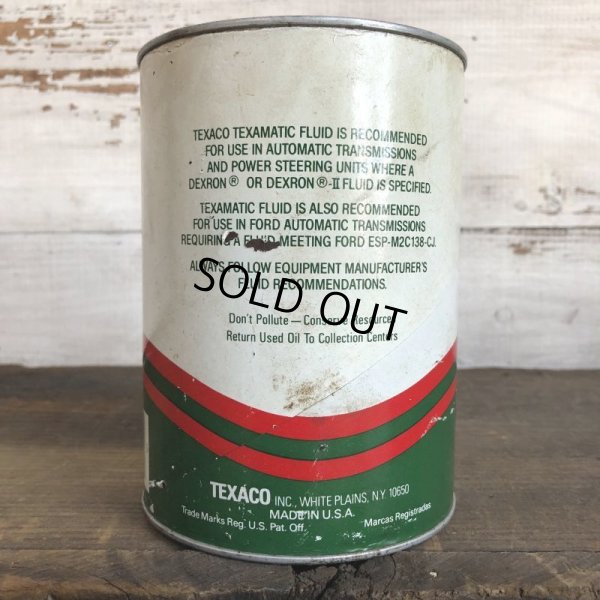 画像3: Vintage TEXACO Quart Oil can (S917) 