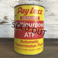Vintage PAYLESS Quart Oil can (S938) 