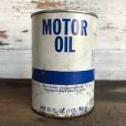 画像1: Vintage MOTOR OIL Quart Oil can (S950)  (1)