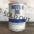 Vintage MOTOR OIL Quart Oil can (S950) 