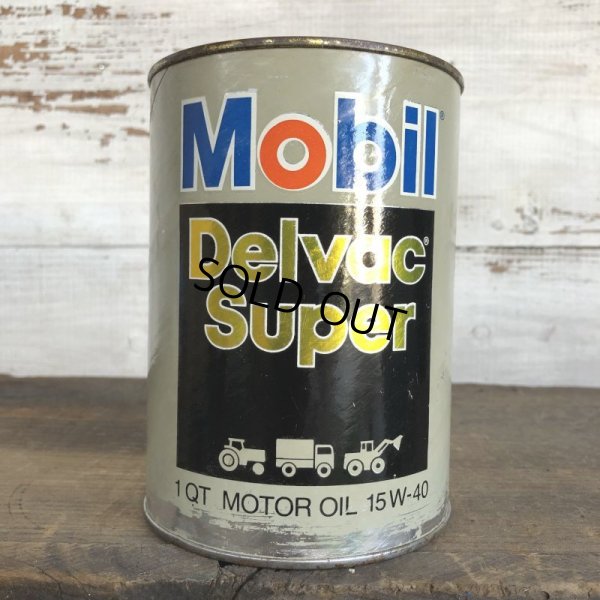 画像1: Vintage MOBIL Quart Oil can (S925) 
