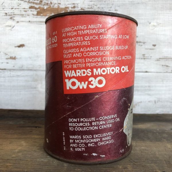 画像3: Vintage MONTGOMERY WARD Quart Oil can (S931) 