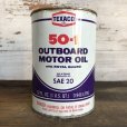 画像1: Vintage TEXACO Quart Oil can (S939)  (1)