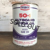 Vintage TEXACO Quart Oil can (S939) 