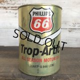 Vintage PHILLIPS 66 Quart Oil can (S921) 